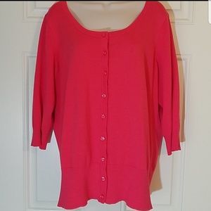 Maurices Coral Pink Cardigan